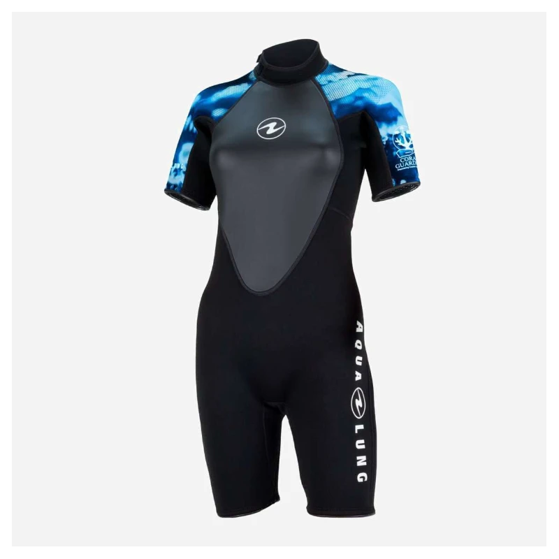 HydroFlex 3mm Coral Guardian Shorty Femme – Image 4