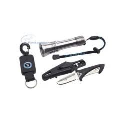 KIT Accessoires Gilets Scubapro Lampe+couteau+rétractateur